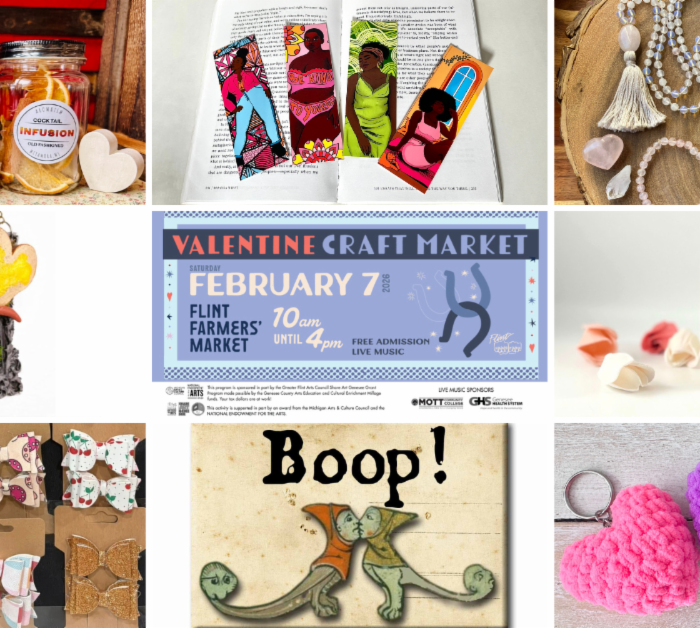 Flint Handmade Valentine Craft Market, Saturday February 7th