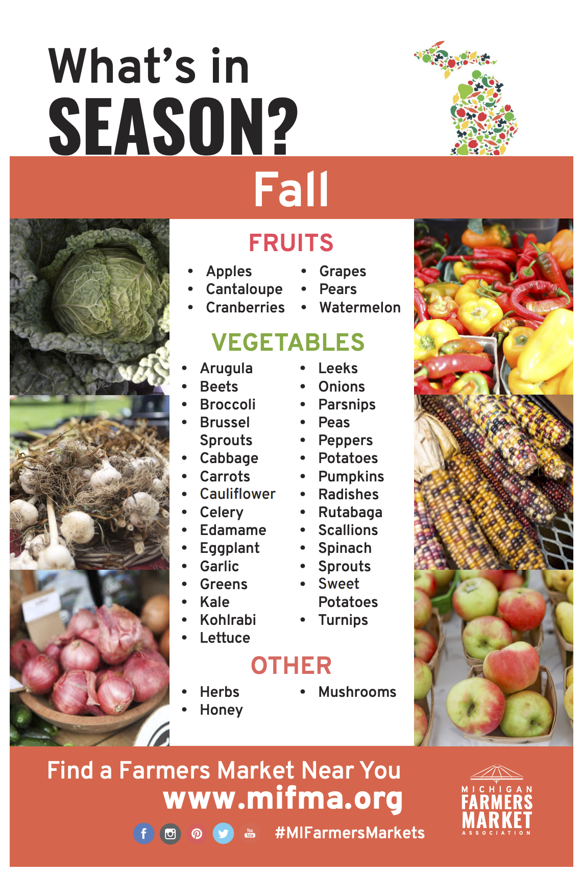 Fall Seasonal Produce Flint Farmers Market